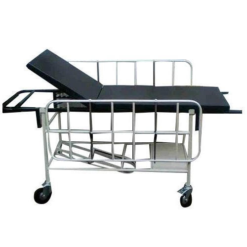 Durable Ms Stretcher Trolley With Backrest (Without Mattress)