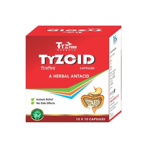 Tyzcid Herbal Antacid Tablets Age Group: For Adults