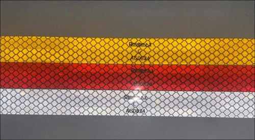 Fine Finish Reflective Tape Usage: Construction Site