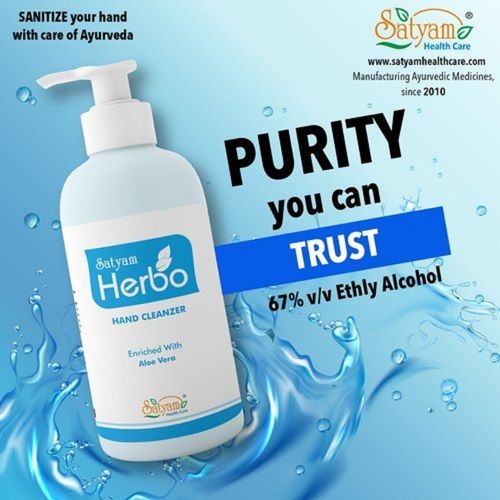 67% Ethyl Alcohol Based Hand Sanitizer Age Group: Suitable For All Ages