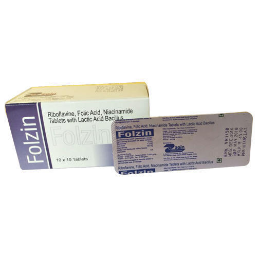 Riboflavin Folic Acid Niacinamide And Lactic Acid Tablet