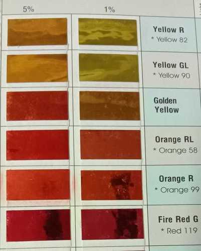 Solvent Soluble Dyes