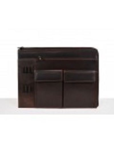 Various Colors Are Available Wide Space Leather Organizer