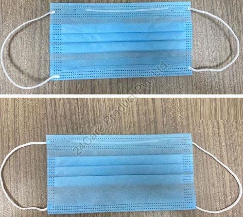 25 Gsm 3 Ply Non Woven Face Mask Without Nose Pin Gender: Unisex