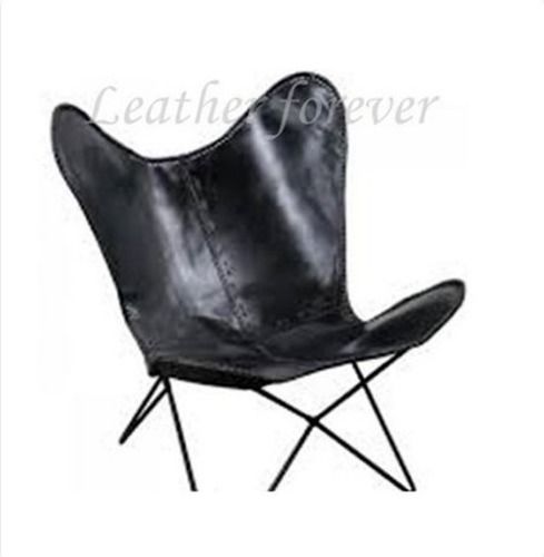 Black Leather Butterfly Chair Home Furniture