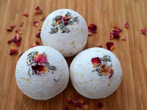 Flower Ingredients Bath Bombs