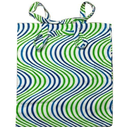 Multicolor Long Handle Cotton Shopping Bag