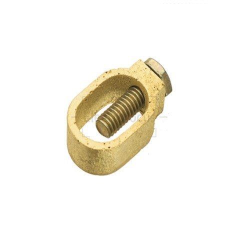 Golden O Shaped Bronze Clamp For Copper And Steel Cables