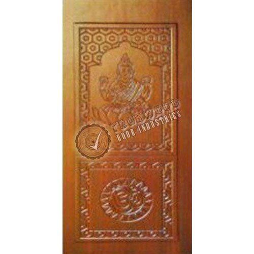 Multicolor 3D Embossed Wooden Swing Door