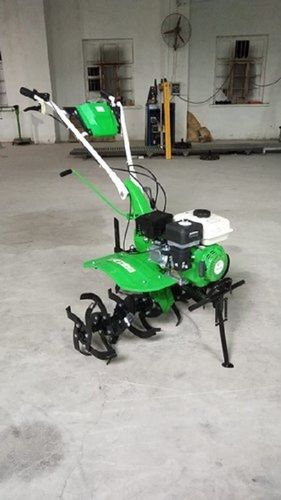 Black And Green Diesel Engine Mini Power Tillers