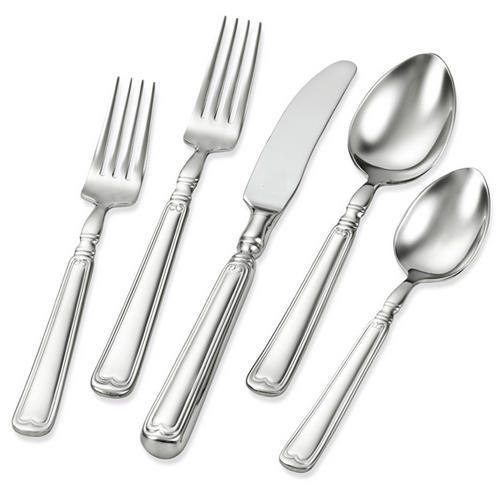 Silver Stainless Steel Flatware Set