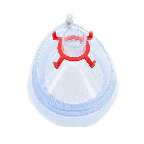 White Transparent Disposable Comfortable Anesthesia Mask