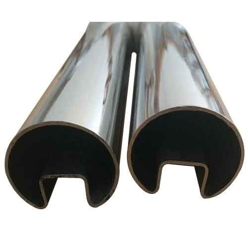 Grey Stainless Steel Slotted Pipe