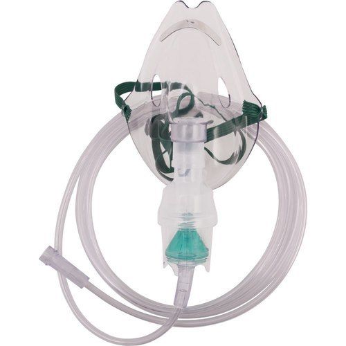 White Transparent Adult Nebulizer Mask