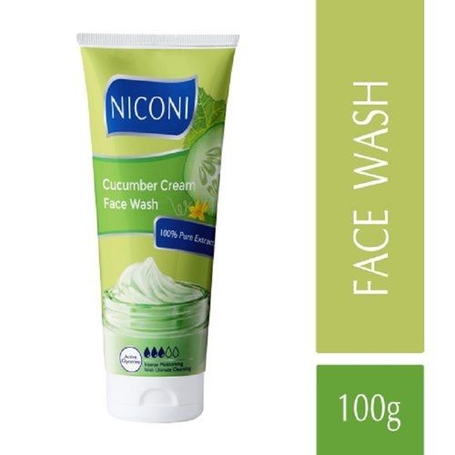 Cucumber Cream Face Wash Color Code: Green