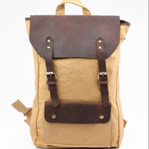 Attractive Canvas Leather Travel Bag