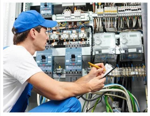 Yellow Electrical Wiring Service