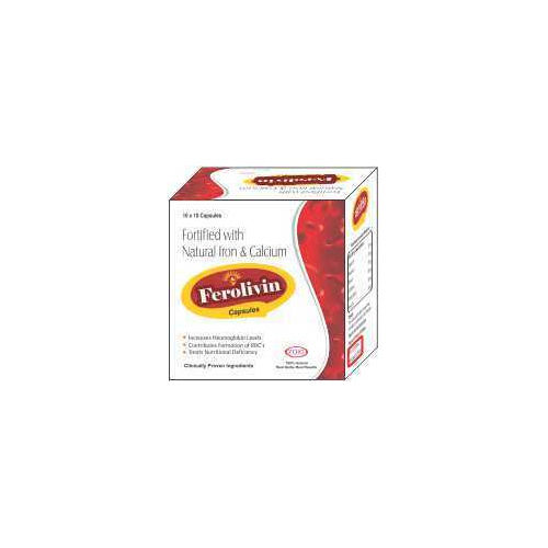 Ferolivin Herbal Ayurvedic Iron & Multivitamin Capsule