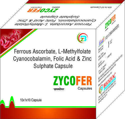 Ferrous Ascorbate With Cyanocobalamin Age Group: Suitable For All Ages