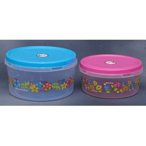 Multi Color Printed Plastic Food Container