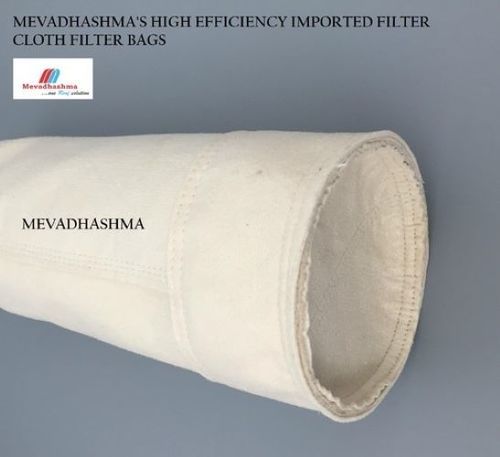 White Color Air Filter Bags - Non-Woven Mesh Filter Bag for Dust Collection, 50-1000mm Diameter , High Efficiency, Optimum Quality Filter Solution