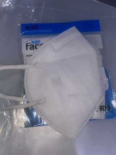 5 Layer White N 95 Face Mask
