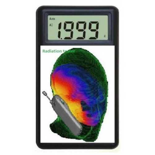 Digital Mobile Radiation Tester - Silver Sheet, 0.5 mm Thickness, 2x1 Inches, Golden Color, Electric Power Supply