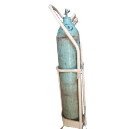 Fold-Able Rails Oxygen Cylinder Trolley D Type