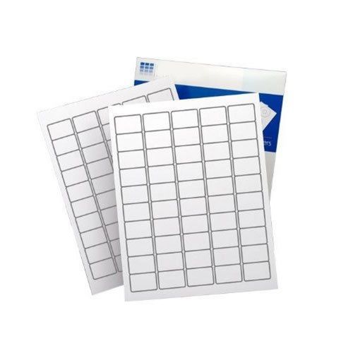 White A4 Blank Adhesive Label Sheet