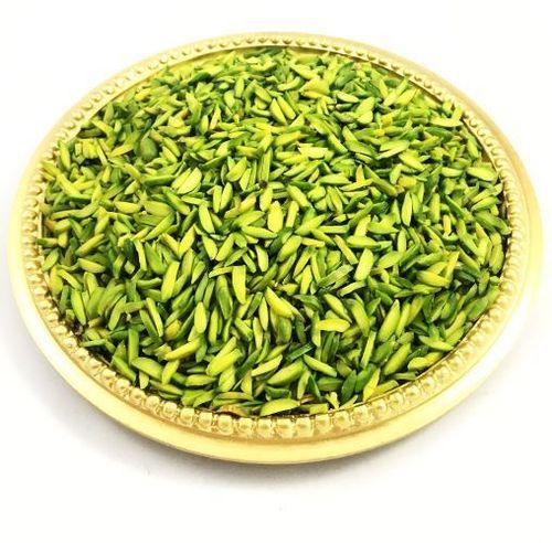 Green Pistachio Slivers (Pistachio Nuts Chopped) Raw Unsalted Kernels