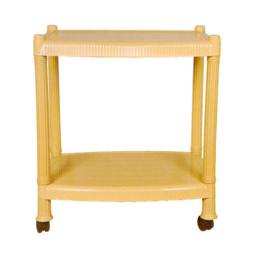 Plastic Yellow Table Trolley