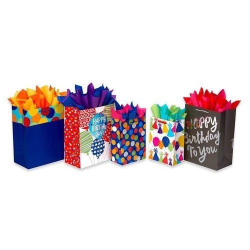 Different Color Printed Paper Gift Bag