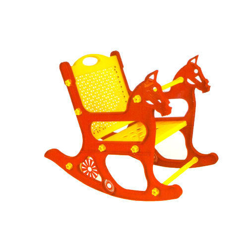 Multi Color Red & Yellow Baby Rocking Chair