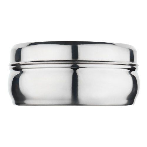 Silver Stainless Steel Belly Shape Food Storage Container