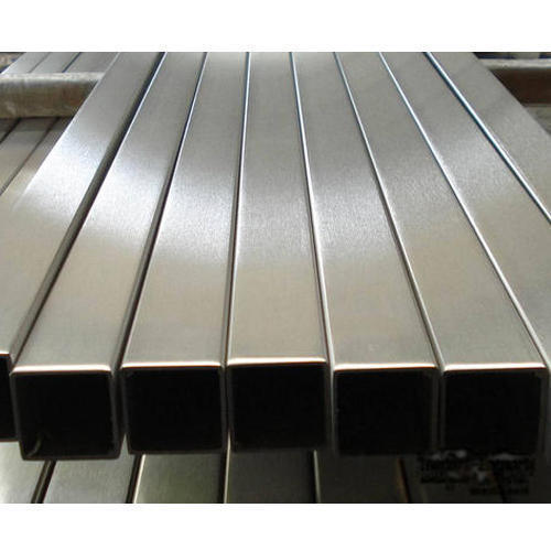 Silver 347 Stainless Steel Square Pipe