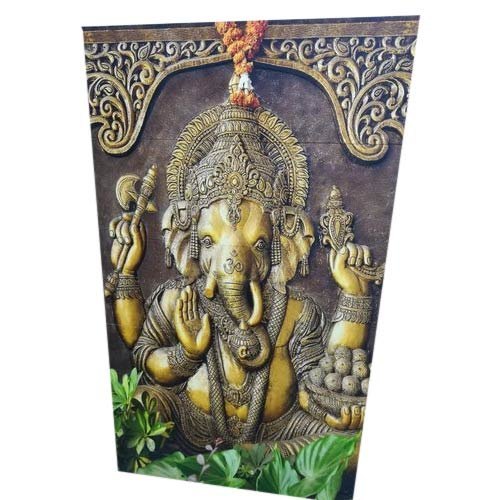 Multi Color 3D Ganesha Ceramic Wall Tiles