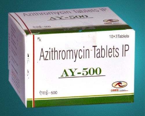 Azithromycin - 500 mg Tablets | Medicine Grade Allopathic Cool And Dry Storage For Hospital and Clinic Use