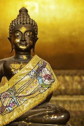 Multi Color Buddha Printed Sandblast Ceramic Wall Tiles