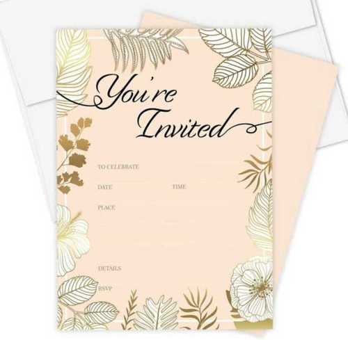 Custom Design Brochure Card - Soft Cover, Rectangular Visiting Card Size | Invitation Card Type, Custom Size Design Options
