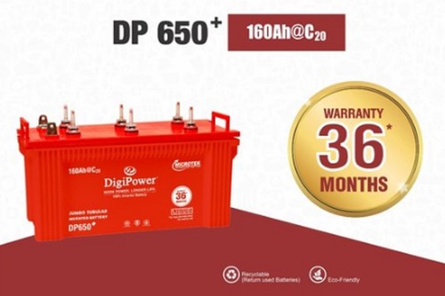 Digipower Dp 650 160Ah Inverter Battery Nominal Voltage: 12 Volt (V)