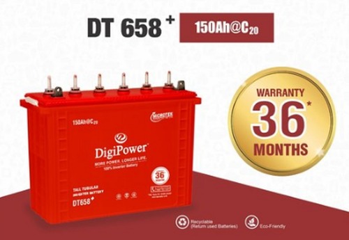 Digipower Dt 658 150Ah Inverter Battery Battery Capacity: <150Ah