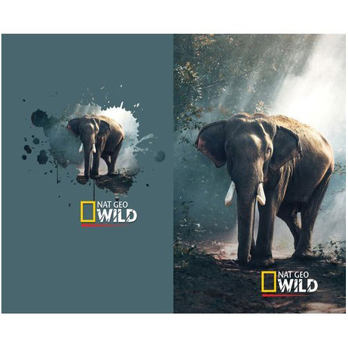 Light Weight Elephant Printed Notebook Cover
