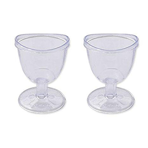 Eye Wash Cup (K Star) - Acetate Material, 10 g Weight | Transparent Color, Light Weight, Re-usable and Washable Design