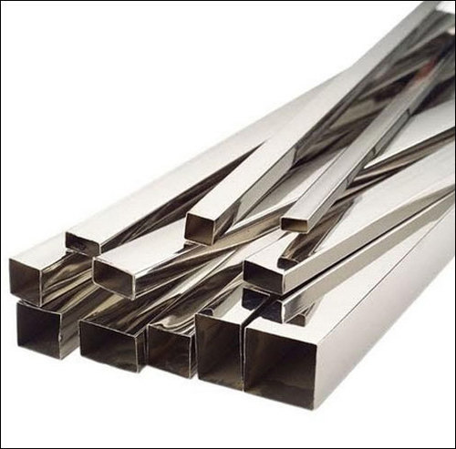 Silver Finished Polished Stainless Steel Square Pipes