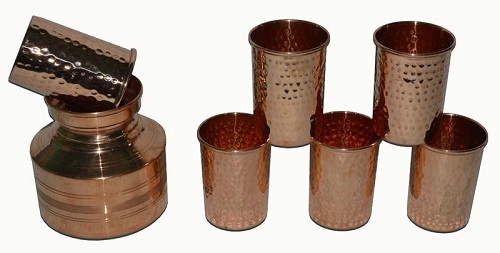 Various Colors Are Available Genuine Copper Ancient Kalasi