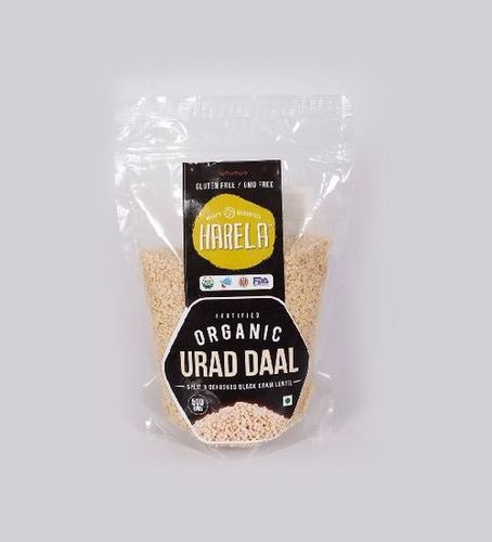 स्वस्थ और प्राकृतिक ऑर्गेनिक स्किनलेस उड़द दाल ग्रेन साइज़: स्टैंडर्ड