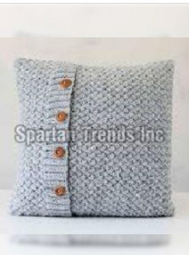 100% Cotton Knitted Cushion Cover