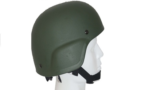 Military Anti-Riot Helmet - Full Face, 1.5 kg | Colors Black, Green, Yellow, For Head and Face Safety