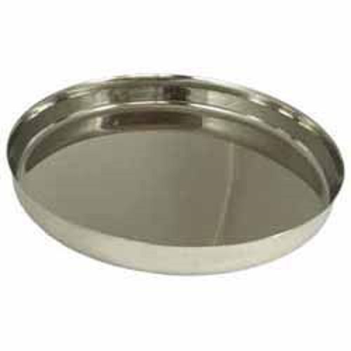 Silver Plain Design Steel Khumcha