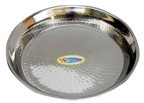 Silver Round Stainless Steel Parat
